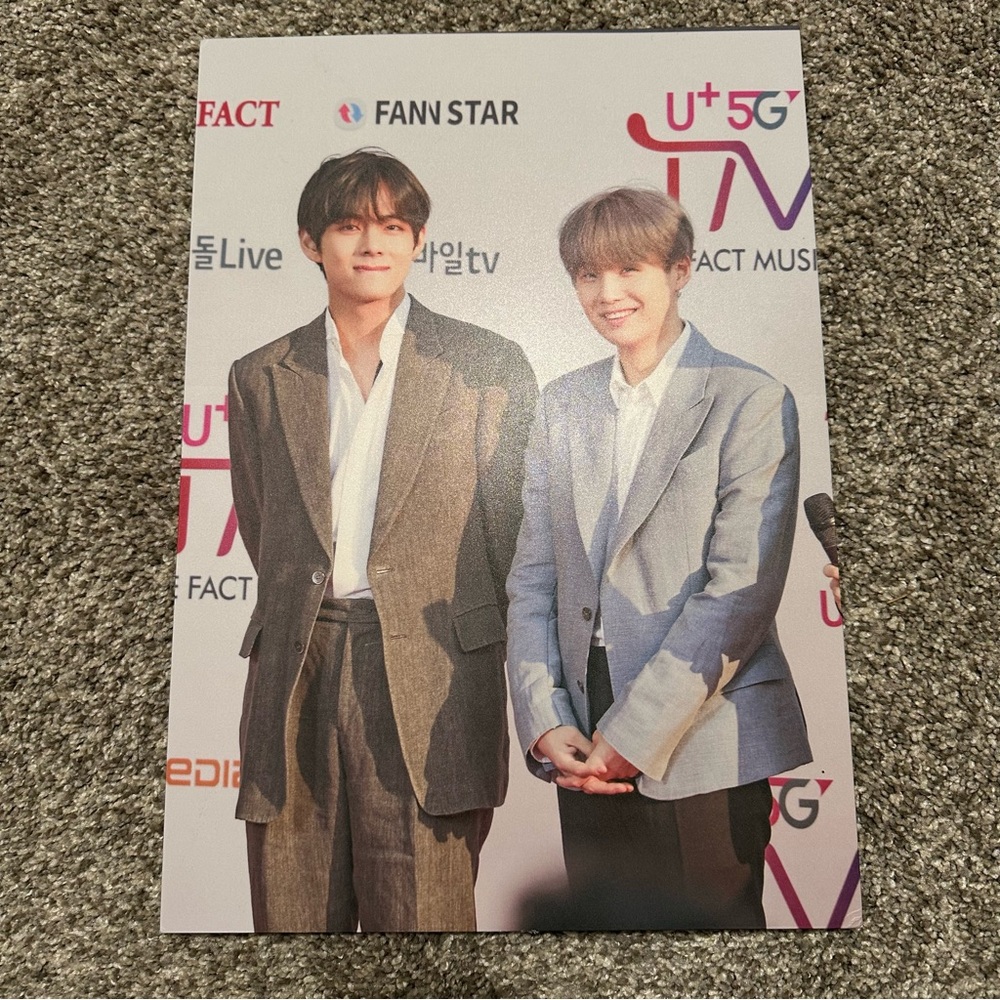 BTS Taehyung & Yoongi Canvas Photo Frame Taegi V Suga